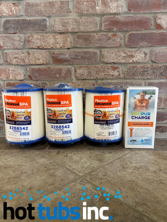 H2X & Michael Phelps Swim Spas Filter Set (R4, Charge, (2) PWW50P3)